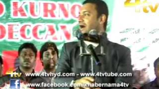 Akbar Uddin Owaisi Jalsa At Kurnool 4TvNews [upl. by Westney896]