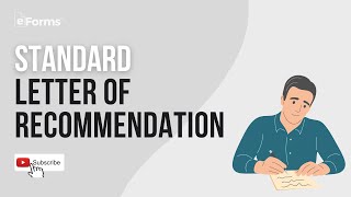 Standard Letter of Recommendation EXPLAINED [upl. by Westney]