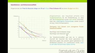 Mikroökonomie  Substitutionseffekt amp Einkommenseffekt [upl. by Canotas]