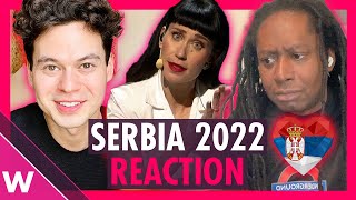 Konstrakta quotIn corpore sanoquot Reaction  Serbia Eurovision 2022 [upl. by Hayes]