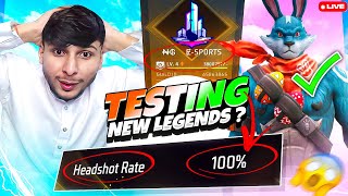 TESTING NEW LEGENDS FOR NG GUILD 😍 nonstopgaming  Free fire live [upl. by Enirehtakyram]