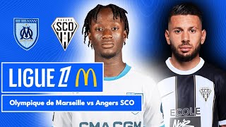 Olympique de Marseille 11 Angers SCO  Ligue 1 McDonalds  LIVE [upl. by Ylenats298]