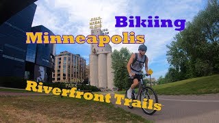 Biking Minneapolis Riverfront  Heritage amp West River Parkway Trail [upl. by Atsyrc944]