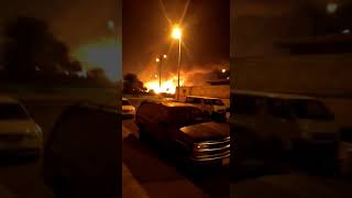 Saudi arabia abqaiq fire 🔥 attack today next video 3 [upl. by Elijah]