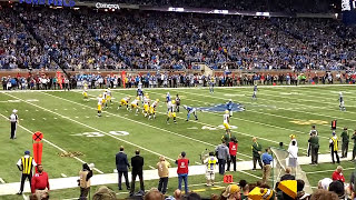 Miracle in Motown Aaron Rodgers Hail Mary Packers vs Lions [upl. by Lorre]