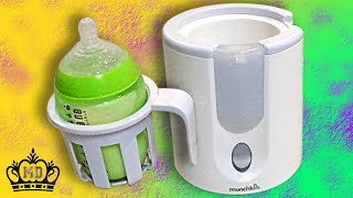 Munchkin High Speed Bottle Warmer Review Uses Steam and How To Use It [upl. by Hultgren]