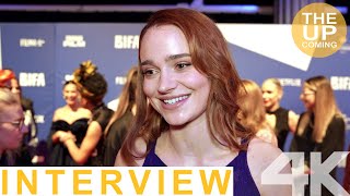 Aisling Franciosi interview at BIFAs 2022 [upl. by Newton]