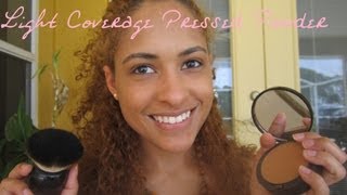 How to Use Pressed Powder Foundation Light Coverage [upl. by Rehpinnej227]