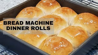 Easiest Dinner Rolls in Your Bread Machine [upl. by Illak]