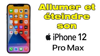 Comment Eteindre iPhone 12 Pro Max Eteindre et allumer iPhone 12 Pro Max [upl. by Epolulot330]