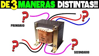 Como identificar el PRIMARIO y el SECUNDARIO en un TRANSFORMADOR fácilmente [upl. by Yentyrb]