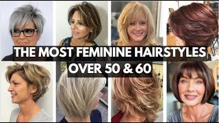 THE MOST FEMININE HAIRSTYLES OVER 50 amp 60  Style Your Dreams [upl. by Ierbua409]