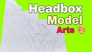 Headbox model paper arts design paperarts longvideo headboxdesign [upl. by Eveivaneg]