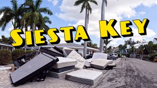 Siesta Key Florida Severely Damaged By Hurricane Helene  Aftermath Tour [upl. by Theresa]