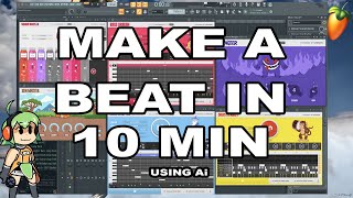 HipHop Beat in 10 minutes using Unison Audio Ai Plugins Midi Wizard Bass Dragon Drum Monkey Sound Dr [upl. by Peper]