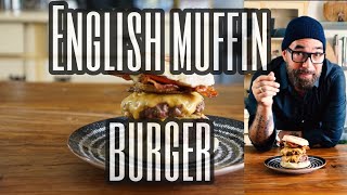 English muffin burger [upl. by Gertrud]