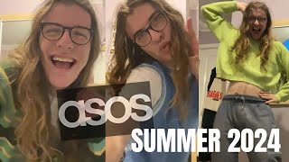 Summer 2024 asos haul and and try on [upl. by Themis]