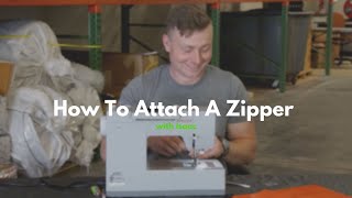 How to Attach a Zipper [upl. by Ydnis]