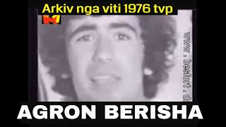 Agron Berisha  Arkiv 1976 nga TVP [upl. by Eizeerb]