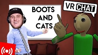 VRChat But Im Teachning Baldi How To Beatbox [upl. by Onilegna]