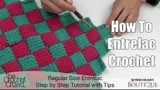 How to Entrelac Crochet [upl. by Artimed]