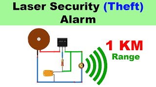 Laser Security Theft Alarm using SCR  1 KM Range [upl. by Briggs]