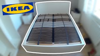 IKEA How To Build an MALM BED  monter lit [upl. by Eiliah]