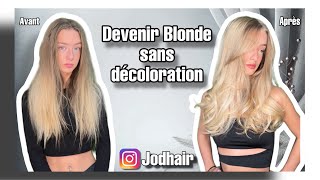 Comment devenir Blonde sans décolorer [upl. by Bevash]