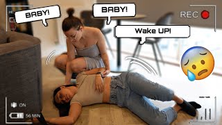 PASS OUT PRANK ON MY WIFE Cutest reaction  LGBTQ Couple [upl. by Drawyah]