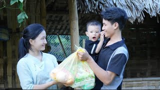 The joy of a single mother  Receive love  care  from a kind man  Ly Tieu Nu [upl. by Einnalem722]