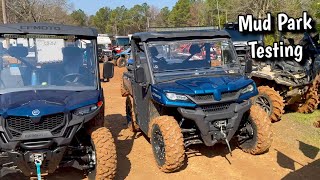 2024 CFMOTO UFORCE amp ZFORCE Sport 4 Seater Testing at Offroad Mud Park [upl. by Bard691]