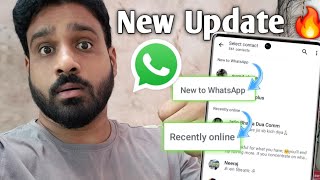 Whatsapp new update  Whatsapp online settings  Whatsapp online status kaise dekhe 🔥 [upl. by Bore]