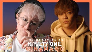 NINETY ONE  Oinamaqo Official MV REACTION french [upl. by Sirapal139]