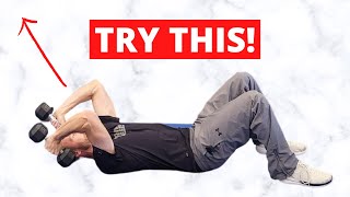 How to Do Dumbbell Skull Crushers on the Floor  2 Techniques [upl. by Eicak]