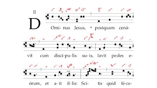 Antiphona Dominus Iesus postquam cenavit [upl. by Clynes]