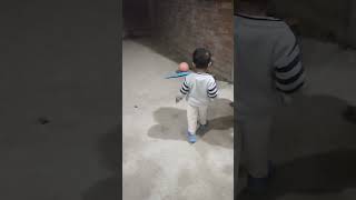 Football player playing with football cutebaby [upl. by Kcirred]