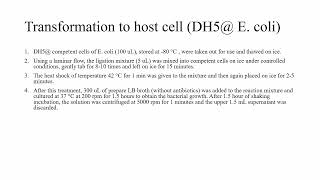 Infusion cloning [upl. by Neoma]