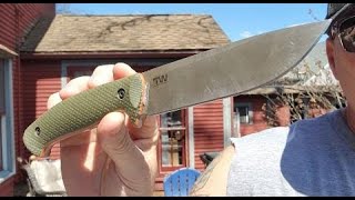 Work Tuff Gear Red Wolf knife review [upl. by Tabb878]