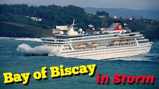 Bay of Biscay in Storm  Danger to Ships [upl. by Arnelle]