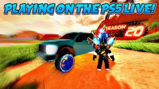 🔴 April Fools  Playing ROBLOX on the PS5 [upl. by Dranreb936]