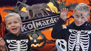 Halloween KOLMÅRDEN with Filopos  Amusement Park Adventures for Kids  Educational amp Fun Video [upl. by Lien]