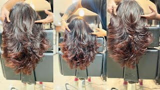 How To This shag haircut is best suited for long hair It looks very good haircuts [upl. by Llen]