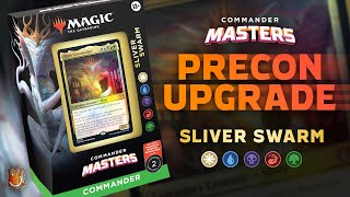 “Sliver Swarm” Commander Masters Precon Upgrade Guide  The Command Zone 549  MTG EDH Magic [upl. by Ardnahc]