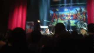 Alestorm playing the quotShipwreckedquot remix at the end of their performances [upl. by Arevle]