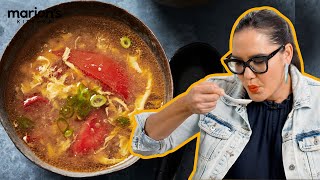 Chinese restaurant soup… in under 10 MINUTES  Tomato amp Egg Drop Soup  Marion’s Kitchen [upl. by Lomasi]