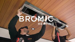 Bromic Heating quotInstallation a ceiling heaterquot [upl. by Fellner107]