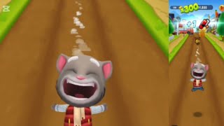 Talking Tom Gold Run  2x Tom Gameplay Android and IOS [upl. by Neelac319]