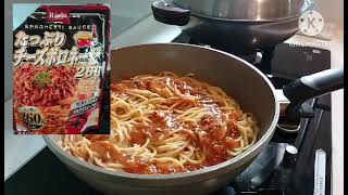 TOMATO🍅 CHERRY🍒 and spaghetti with butter 🍒 [upl. by Seldan]