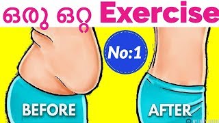 വയർ കുറക്കാനുള്ള NO1 EXERCISE 2019 Weight loss programs [upl. by Airrat]