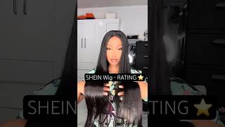 Rating my SHEIN wig sheinwigs [upl. by Herv]